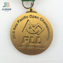 China Wholesale Alloy Deboss Fll Gold Custom Challenge Medal